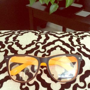 Black -Orange Glasses 👓